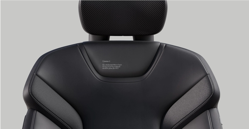 Bio-attributed PVC used in Polestar seat covers