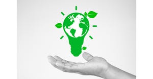 Adobe Stock image  327509745 of hand holding green illustrated lightbulb