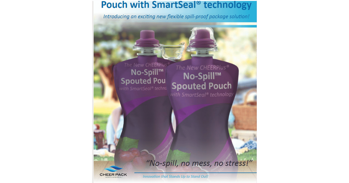 Cheer Pack NA Partnership Yields ‘No-Spill’ Spouted Pouch