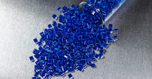 blue-colored resin