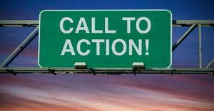 sign saying call to action