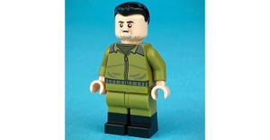 Lego-like figurine of President Zelensky