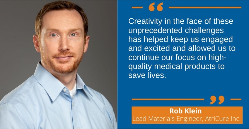 Rob Klein lead materials engineer at AtriCure Inc. medical device materials