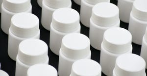 plastic pill bottles and lids