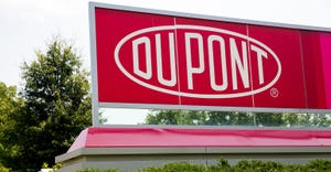 DuPont logo on sign