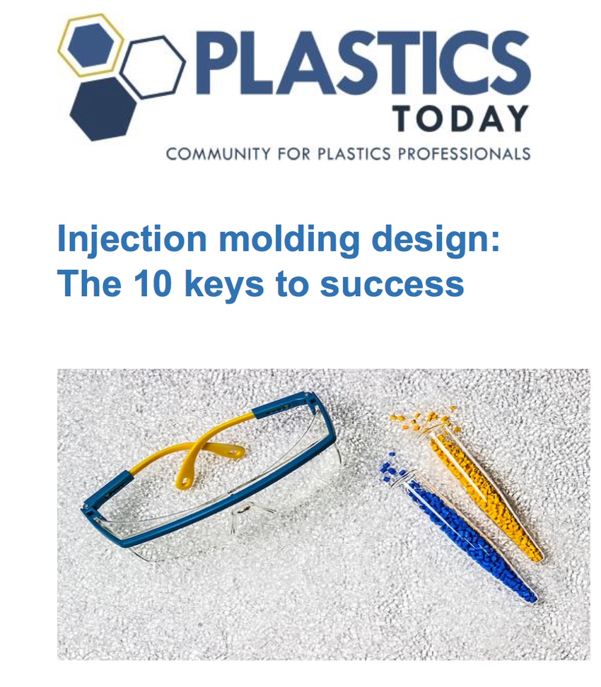 Injection molding design: The 10 keys to success