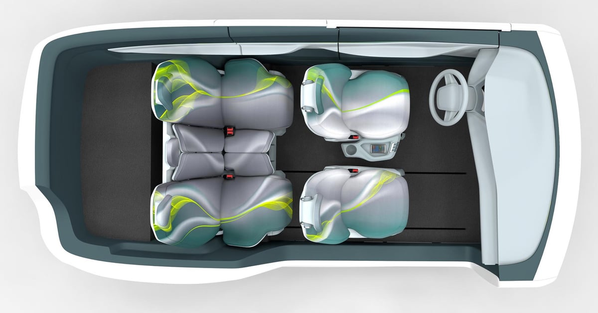 Seating Structure Rivot Automotive Seating concept addresses urban mobility, comfort and autonomous drivi