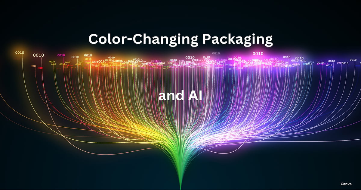 Color-changing Smart Packaging Enhanced by AI