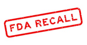 stencil saying FDA recall