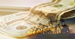 oil pumps and dollars