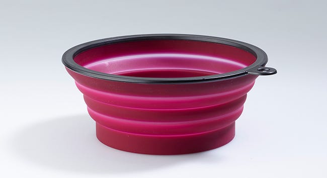 molded liquid silicone rubber cup