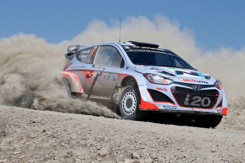Expanded PP furnishes side impact protection in Korean rally car