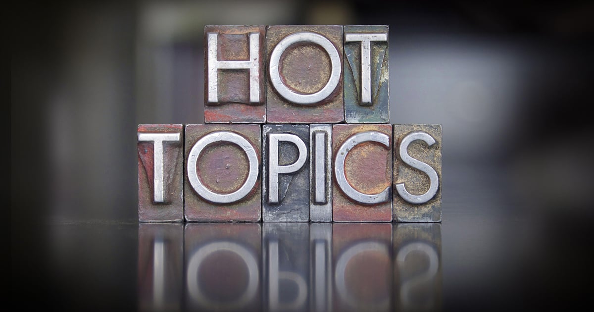 5 Hot Topics in Plastics Worth Reviewing
