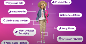 Fake Barbie supposedly made of bio-based plastics