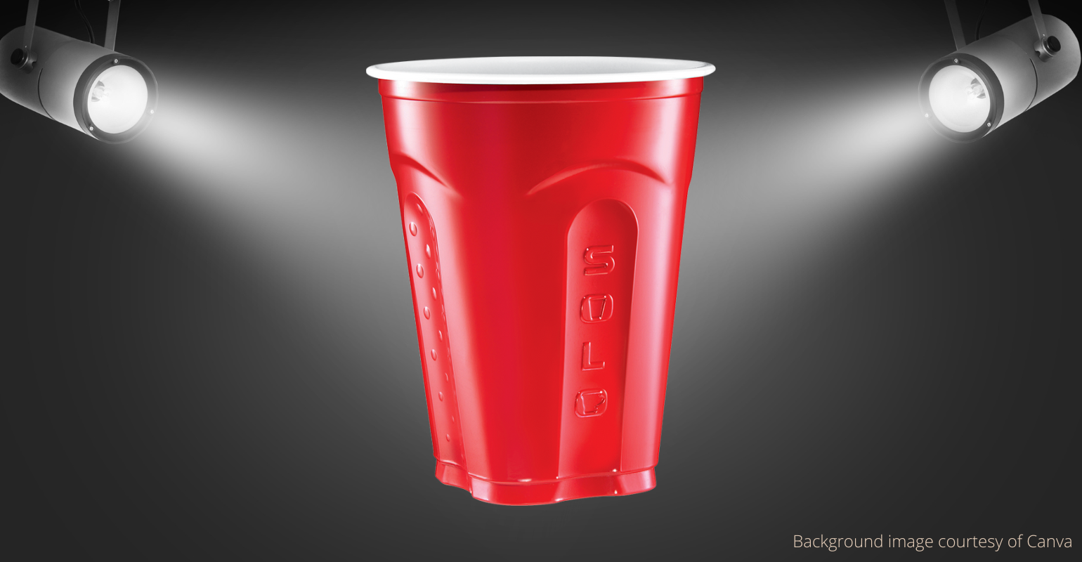 That red plastic cup is a Chicago original. Proceed to party.