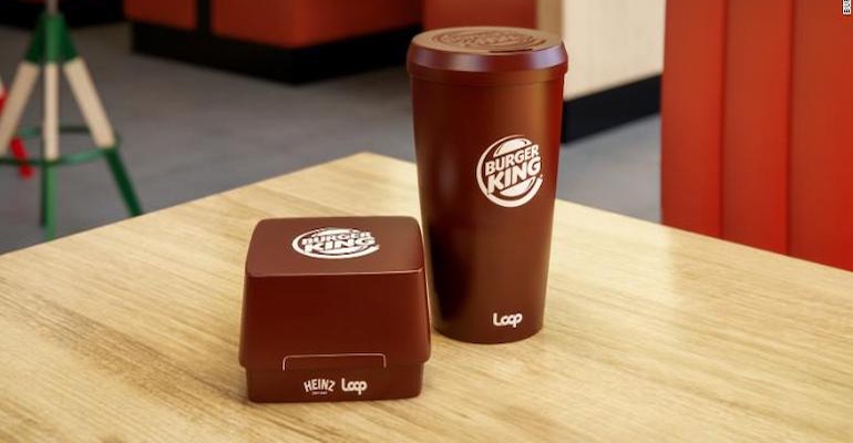 Burger King's reusable containers