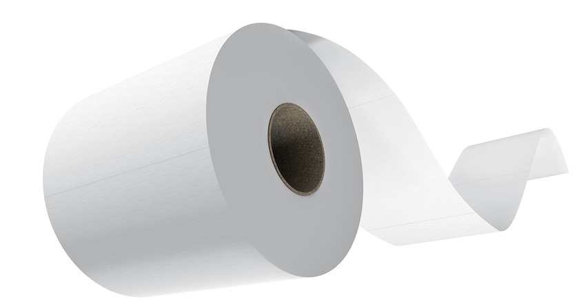 roll of toilet paper in flight