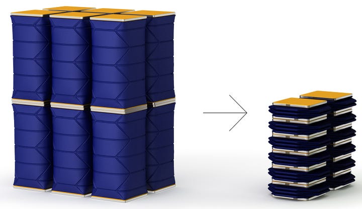 DiFOLD Reusable Packaging Concepts Drum Barrel