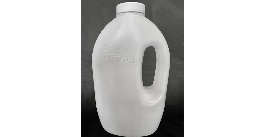 extrusion blow molded bottle using MuCell technology