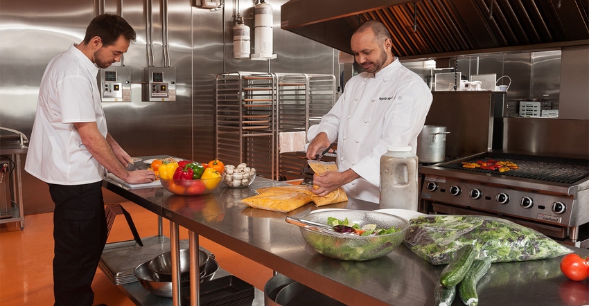 Restaurants foodservice packaging kitchen cooks staff preparation