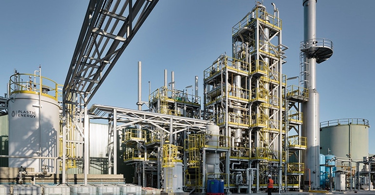 Plastic Energy chemical recycling plant