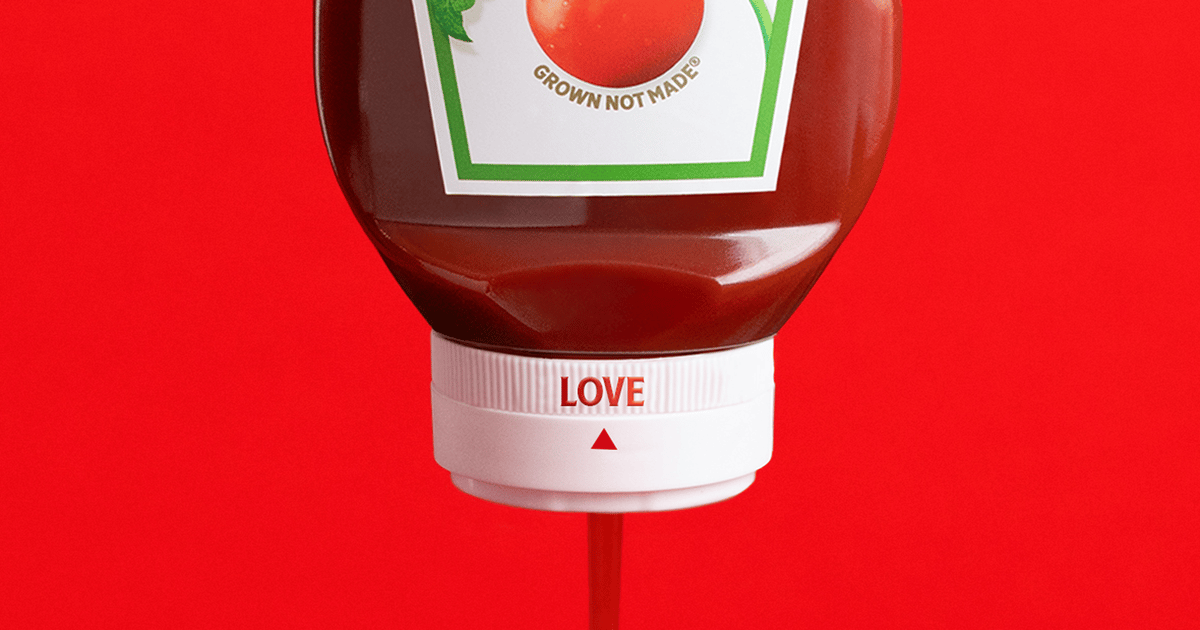 Heinz Innovates Ketchup Packaging with the Love Lid