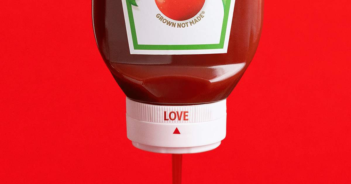 Heinz Innovates Ketchup Packaging with the Love Lid