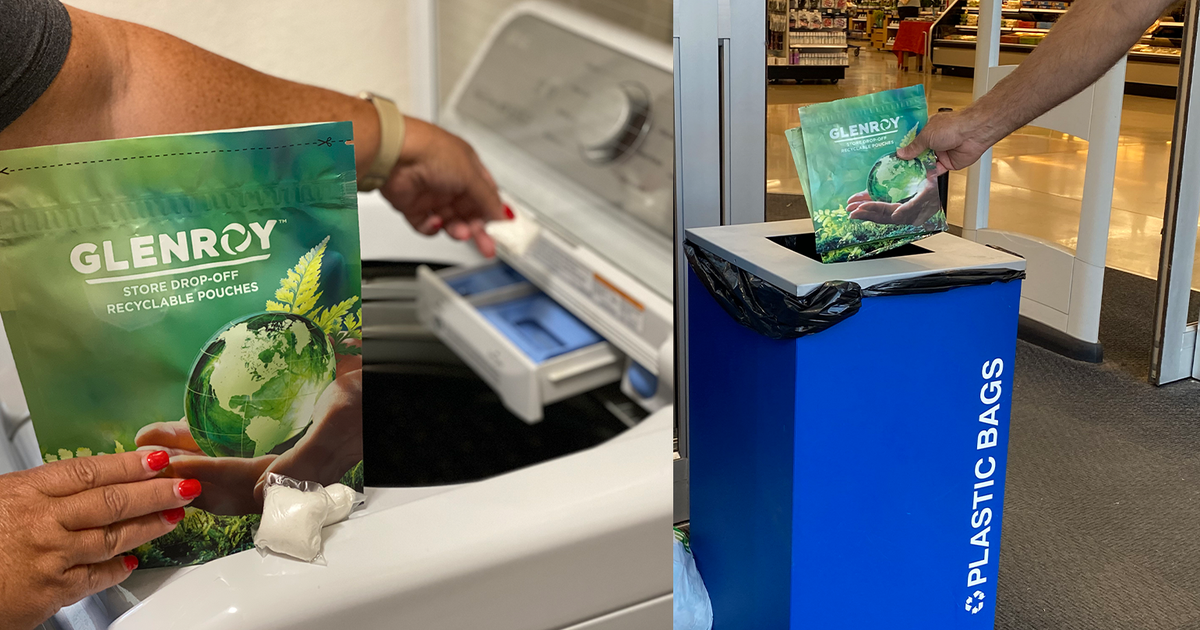 Glenroy’s PE Pouch Qualifies for Trex Recycling Label