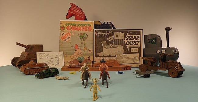 plastic figurines and sets created by Charles Marcak