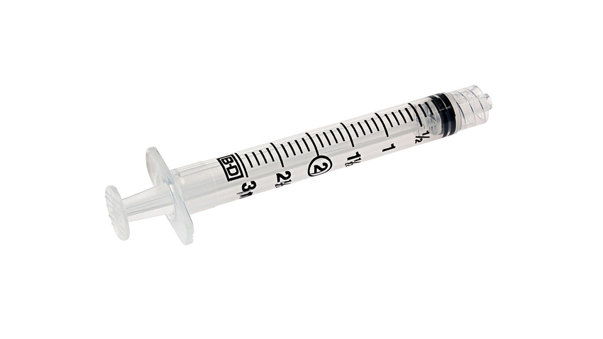BD plastic syringe