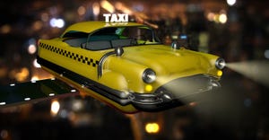 futuristic air taxi