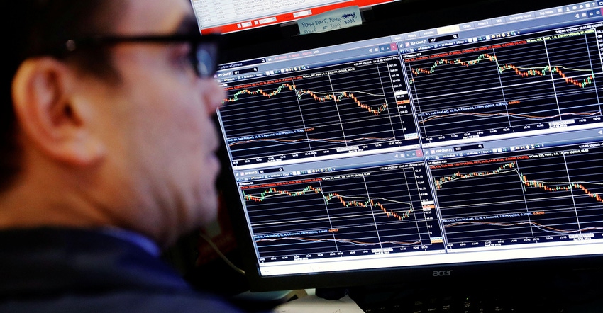 trader watching stock market returns