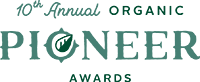 rodale organic pioneer awards logo