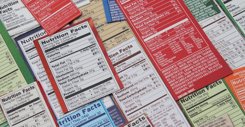 FDA nutrition labels