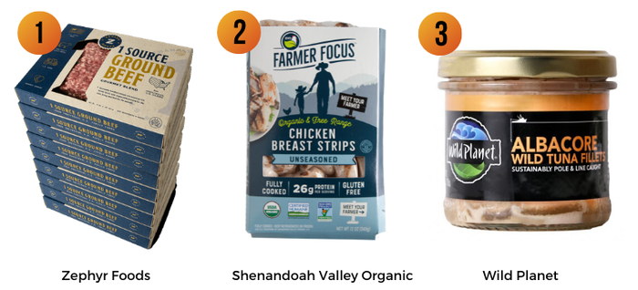 Zyphyr Foods, Shenendoah Valley Organic, Wild Planet