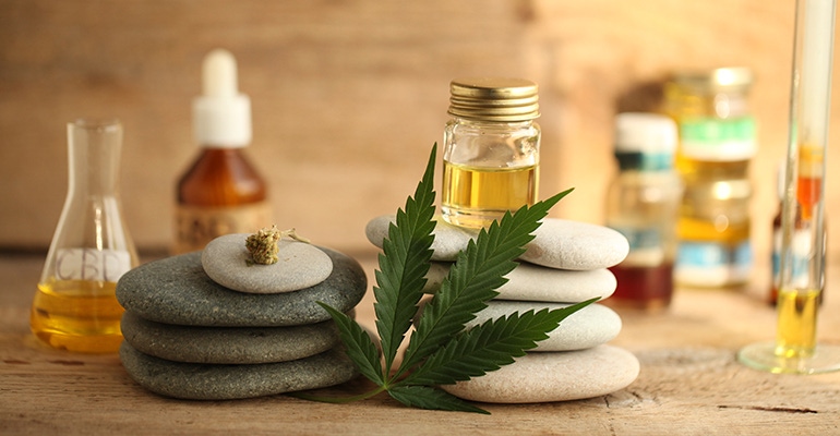 cbd with leaf cbd with leaf