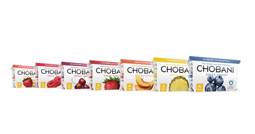 Chobani yogurts