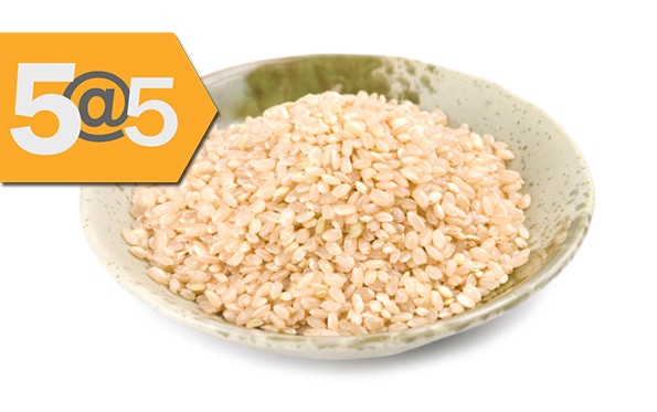 5@5: A natural way to make produce last longer? | Rethinking rice for people with celiac
