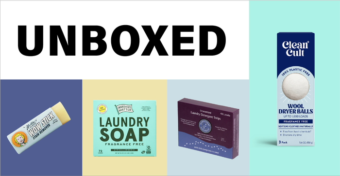 Unboxed Laundry Products