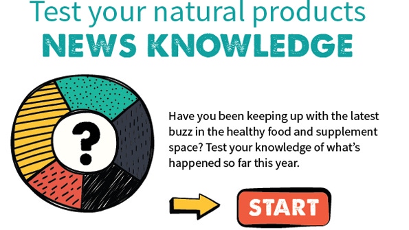 Test your natural products news knowledge with this 5-question quiz