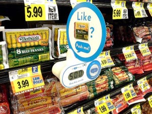 The Like Machine brings social influence to store aisles