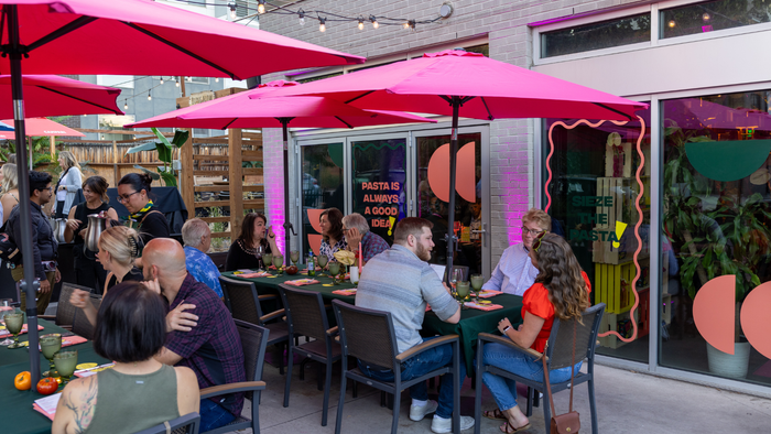 Enjoying the Denver evening Enjoying the Denver evening