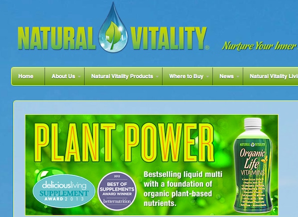 Natural Vitality supports organics
