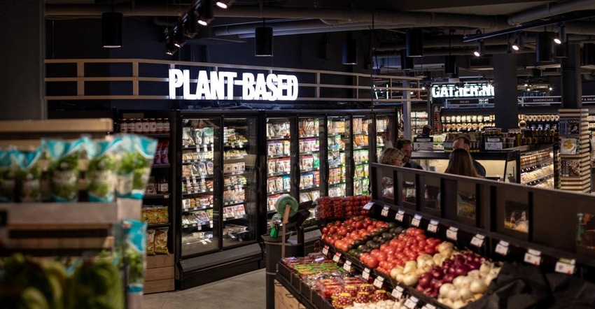 plant based food section plant based food section