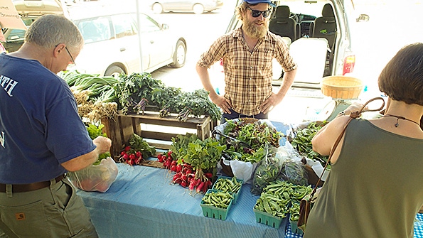 Hosting a farmers market can boost a retailer's business