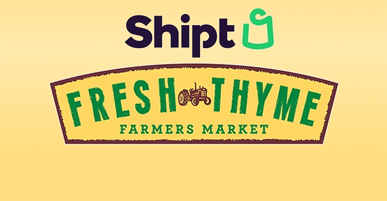 Fresh Thyme contracts with Shipt to deliver groceries to Midwestern consumers