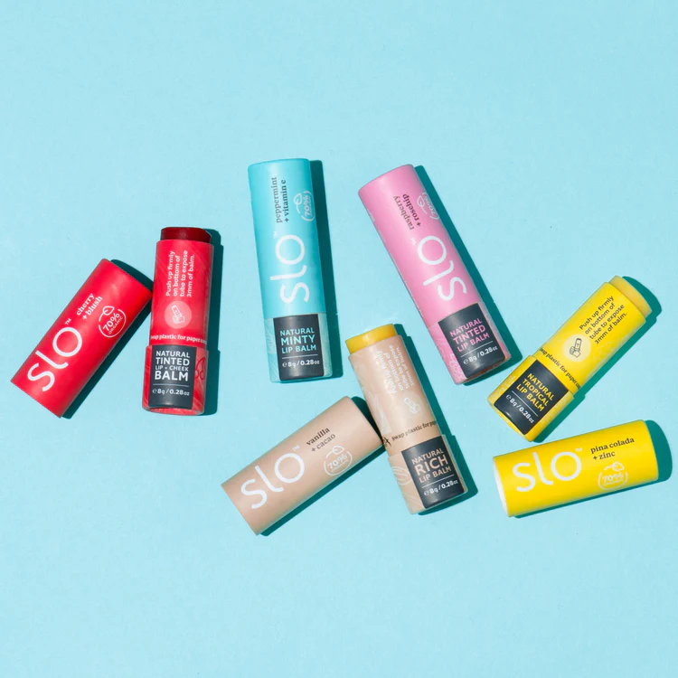 Slo Naturals' lip balms