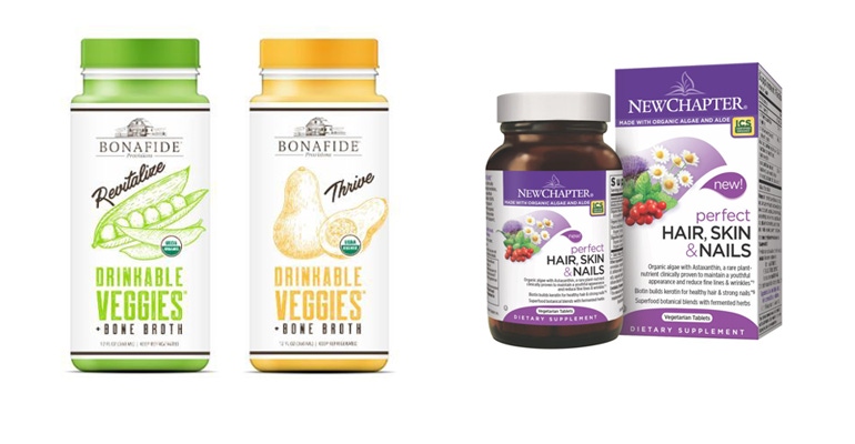 This week: Bonafide Provisions debuts bone broth and veggie drinks | New Chapter launches hair, skin and nails supplement