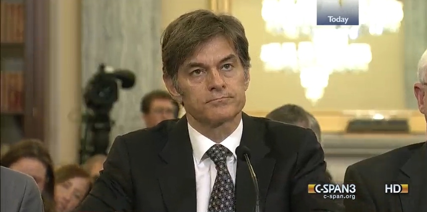 The doctor and the senator: Dr. Oz gets a turn in the hot seat