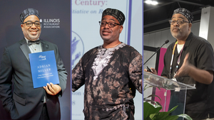 Adrian Miller receives a 2022 James Beard Award; speaks at Cal Poly Pomona on Juneteenth 2024; speaks at Newtopia Now in Denver, August 2024.  Adrian Miller receives a 2022 James Beard Award; speaks at Cal Poly Pomona on Juneteenth 2024; speaks at Newtopia Now in Denver, August 2024.